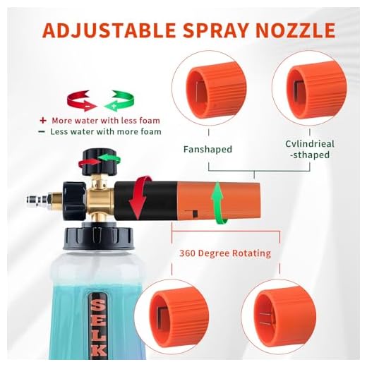 Selkie 5000PSI Pressure Washer Foam Cannon