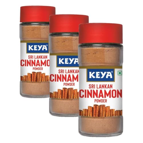 Image of Keya Pure and Natural Cinnamon Powder with Genuine Source Certification, 50g (Pack of 3)