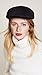 Brixton Men's Brood Newsboy Snap Hat, Black herringbone, X-Large