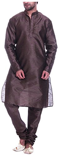 Kurta de seda de alta costura para hombre Tag 7 multicolor