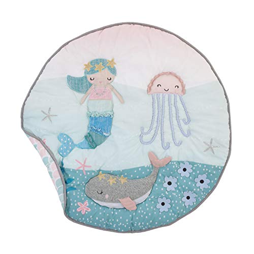 NoJo Sugar Reef Mermaid 4 Piece Nursery Crib Bedding Set - Image 3