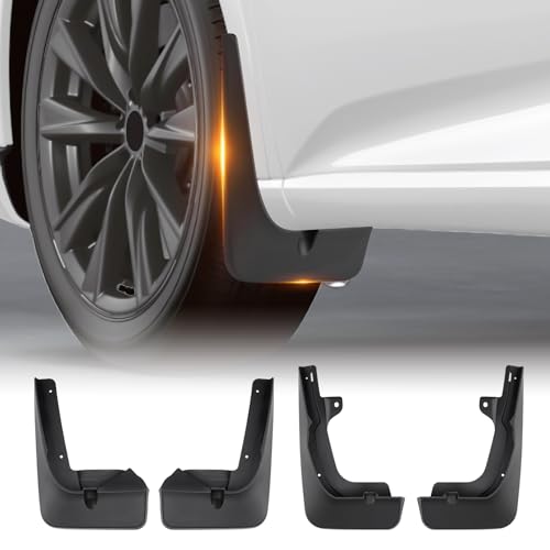 Image of Sunsdrew Mud Flaps for 2023 2024 2025 Lexus RX350 RX350h RX500h Accessories,All Weather Guard Splash Lexus RX Guards Mudguards,No-Drill Front&Rear Fender with Hardware Kits