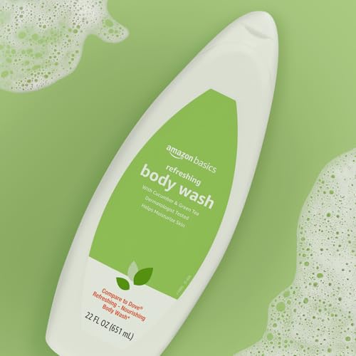 Amazon Basics Refreshing Nourishing Body Wash, Cucumber & Green Tea, Moisturizing, Paraben Free, Rich Lather, 22 fl oz (1-Pack) - Image 7