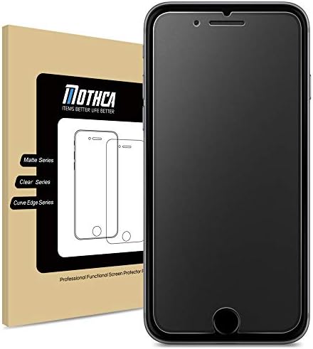 Mothca Matte Glass Screen Protector for iPhone SE 2020/2022 Anti-Glare & Anti-Fingerprint 9H HD Clear Tempered Glass Film for iPhone SE 2nd/3rd Generation Smooth as Silk