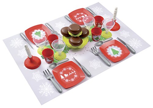 Preisvergleich Produktbild Ecoiffier 2622 - Weihnachtliches Dinner-Set