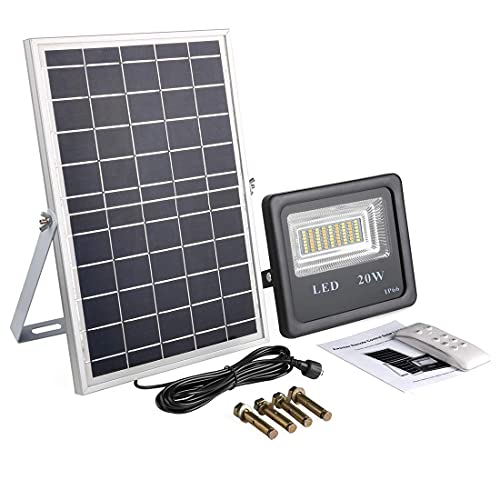 Projecteur solaire extérieur haut de gamme à intensité variable et télécommande - 4