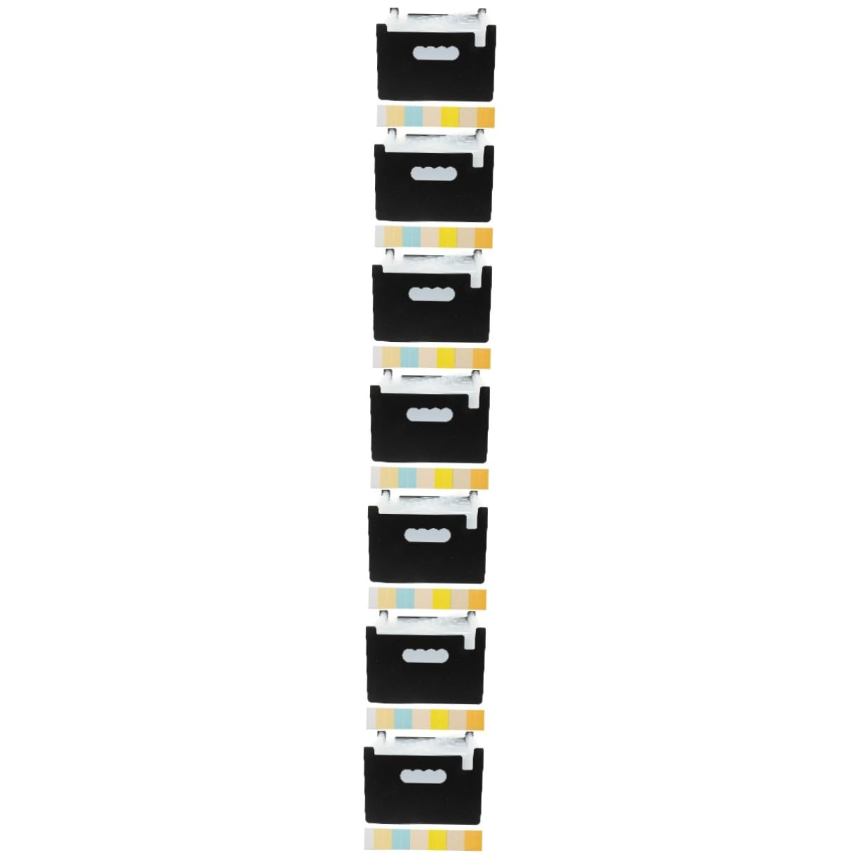 Angoily 7 Piezas Organizador de Recibos y Cupones de Oficina Mini con Carpeta Expandible Multiusos para Facturas y Papelería Accesorio de Oficina Portátil