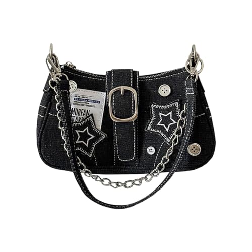 Sac denim femme hobo léger contre la fatigue des épaules