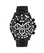 Produktbild BOSS Chronograph Quarz Uhr für Herren mit Schwarzes Edelstahlarmband, Schwarz, One Size