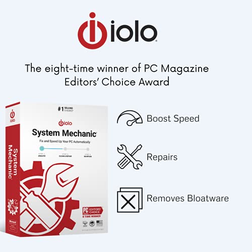 Image of iolo - System Mechanic, Fix & Speed Up Your PC Automatically With Award Winning Software Solution