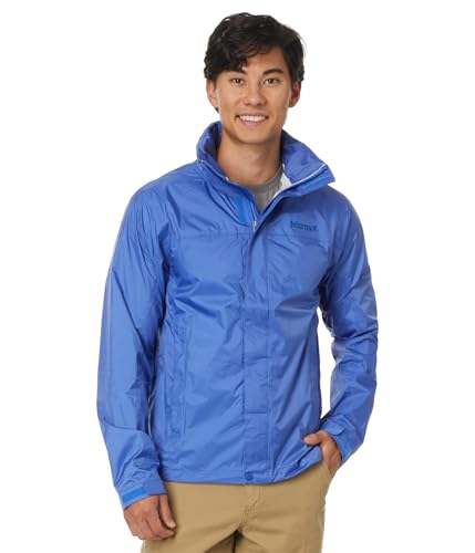 Image of MARMOT Men's Precip Eco Waterproof Rain Jacket - 100% Recycled, Breathable, Lightweight, Packable Raincoat