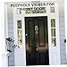 Housoutil 1set Door Peephole Viewer Drill Privacy Tool for Home Office and Hotel Use Security for Entry Doors