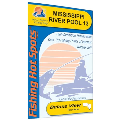 Mississippi River - Pool 13 Fishing Map