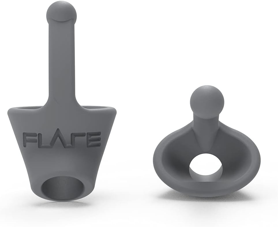Flare Calmer Mini, Grey, 1 pair (Pack of 1)
