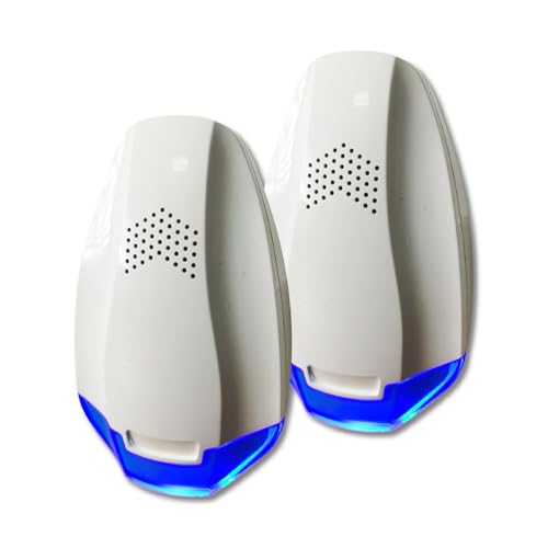 2-Pack Ultrasonic Pest Repeller - Plug-In Mosquitos Repellent - Mouse Repellents - Ultrasonic Pest Control Plug-In - Spider Repellents - Mice Repellent - Ultrasound Mouse Repellent - Rat Repellents