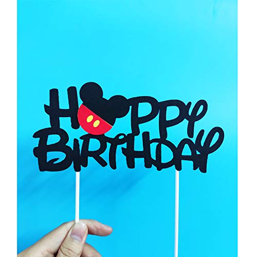 Gmakceder Mickey Birthday Cake Topper For Mickey Birthday Party Cake Decoration #TOP2
