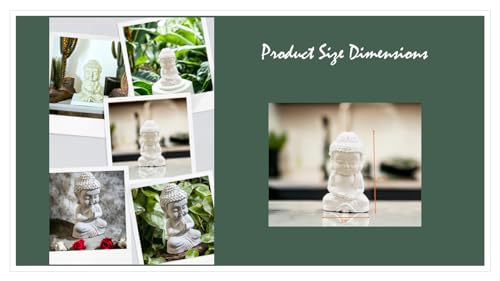 Image of Vanli Miniature Buddha Idol /Statue /Showpiece for Home, Car & Office Decor (Combo of Both)