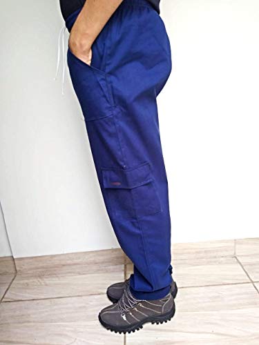 CALÇA MASCULINA BRIM SARJA TRABALHO (verde, 46)