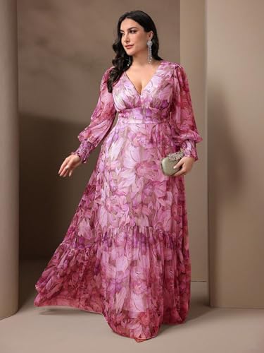 Image of TOLEEN Women's Plus Size Sequin Dress Luxurious Style Formal Cocktail Evening Party Maxi Dresses