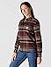 Carhartt Women's Tencel Fiber Series Relaxed Fit Plaid Shirt, BlackBerry, X-Small