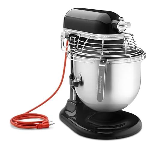 KitchenAid KSMC895OB 8-Quart Commercial Countertop Mixer with Bowl-Guard, 10-Speed, Gear-Driven, Onyx Black