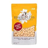 Mandelin Blanched Whole Almonds, 100% Almonds (2 lb), Non-GMO, Gluten Free, Vegan, Keto, Plant Based...