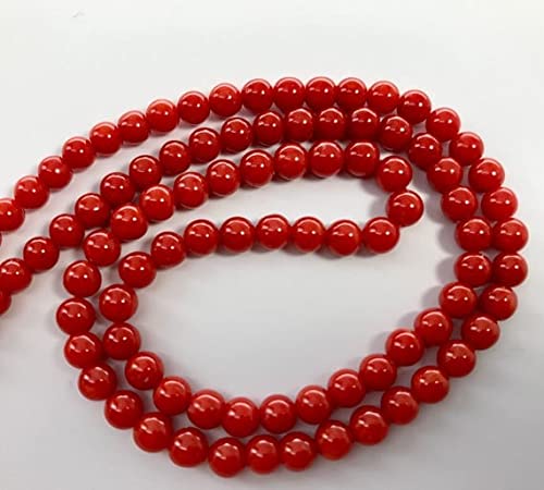 Corail italien rouge foncé véritable 4.5mm pour création haute joaillerie