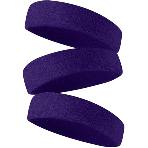 Image of Sweatbands Sports Headband for Men & Women - Terry Cloth Moisture-Wicking Sports Towel Headband for Tennis, Basketball, Running, Gym, and Fitness Working Out