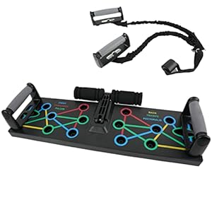 Home Workout Equipment Push Up Board 24 in 1 Multi-Functional foldingPushup Bar System Fitness Floor Chest Muscle…