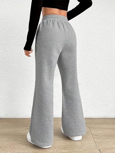 Image of dockstreet Straight Wide fit Long Length Open Bottom Jogger for Women /Trending Multi Pocket Style, Relaxed Casual Pants for Women