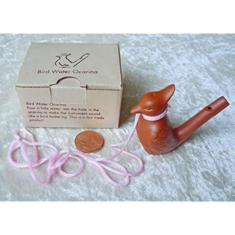 FAIR TRADE BIRD WATER OCARINA WHISTLE WITH WARBLING EFFECTS Cover