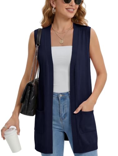 Image of VIISHOW Women's Classic Cardigans Long Sleeve Open Front Casual Knit Cardigan Sweaters Coat Soft Outwear