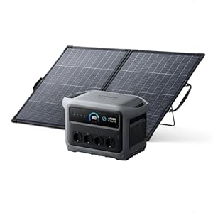 Anker SOLIX C1000 Gen 2 Tragbare Powerstation mit 200W Solarpanel, 2.000W Solargenerator, vollständige Aufladung in 49 Minuten, 1.024Wh LiFePO₄-Akku für Notstrom bei Stromausfällen und Camping