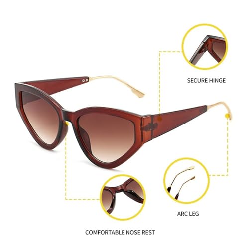 Lunettes de soleil cat eye protégeant du soleil sans serrer le visage