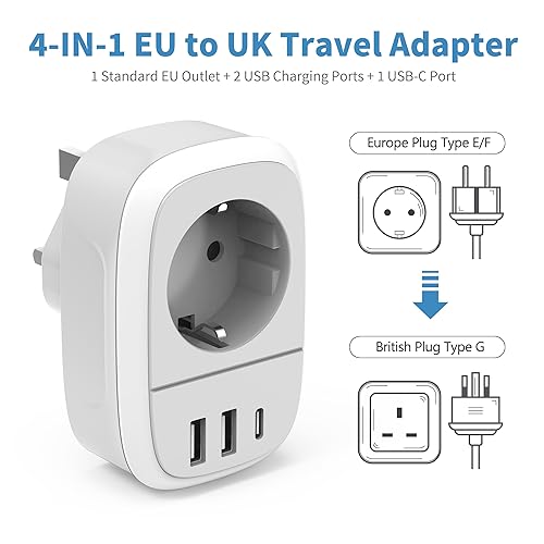 Kethant-Adaptador-Enchufe-UK-Adaptador-Enchufe-Ingles-a-Espanol-con-2-USB-y-1-Tipo-C-Adaptador-para-Escocia-Irlanda-Reino-Unido-Maldivas-Britanico-Dubai-Singapur-Tipo-G