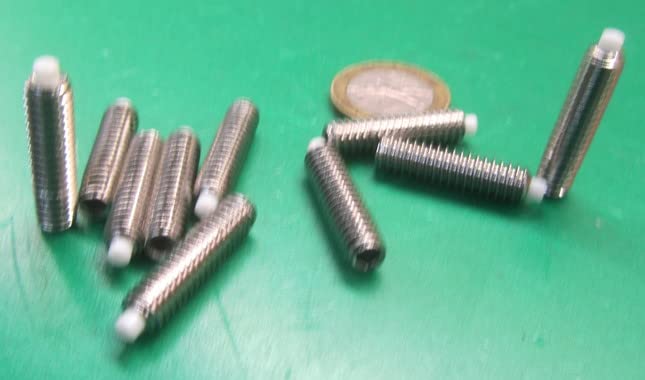 18-8 Stainless Steel Nylon Tip Set Screw 1/4-20 x 1.00