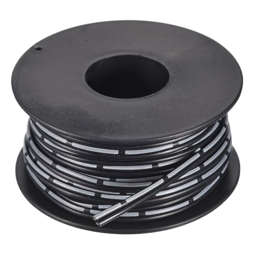 Cable de cinta de silicona 24 AWG negro de 10m con alambre de cobre trenzado