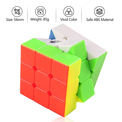 Image of D-FantiX Cyclone Boys 3x3 Speed Cube Stickerless Magic Cube 3x3x3 Puzzles Toys (56mm)