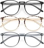 IBOANN Iconic Blue Light Glasses for Woman - Computer Glasses up to 99% Blue Light Blocking - Anti Eyestrain & UV Glare