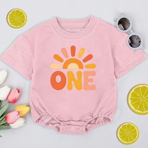 First Birthday, First Trip Around The Sun Outfit, Cute Print, Baby 1st Birthday Romper, One Year Old Romper Romper, Gift For Baby Boys, Girls4