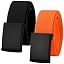 2pk Black Buckle - Black & Orange