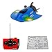 GoolRC Mini RC Submarine Boat, Remote Control Waterproof Diving Toy (Blue)