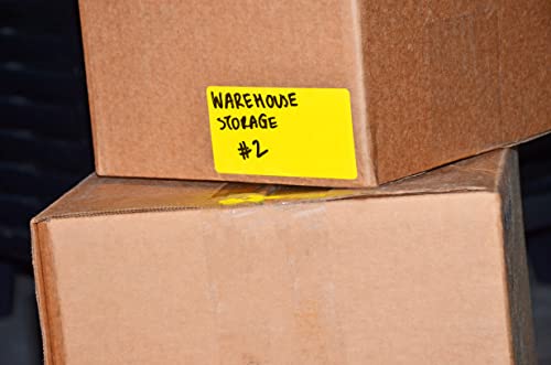 Wod Sky Blue Nametag Label Rolls - 4 X 2 Inch, 500 Blank Stickers Per Roll, Rectangular Permanent Adhesive For Color Coding, Labeling, Inventory Management At Home, Business, And Classroom. #TOP7