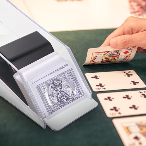 Distributeur de cartes de table en acrylique robuste et fluide