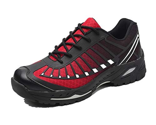 Unisex Hombre Mujer Zapatillas de Seguridad con Punta de Acero Protección Zapatos de Trabajo para Deporte Senderismo Industria Calzado de Trabajo Deportivos Botas de Protección Industria Construcción Cover