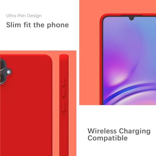 Coque Samsung Galaxy A05 rouge protection silicone cover - 5
