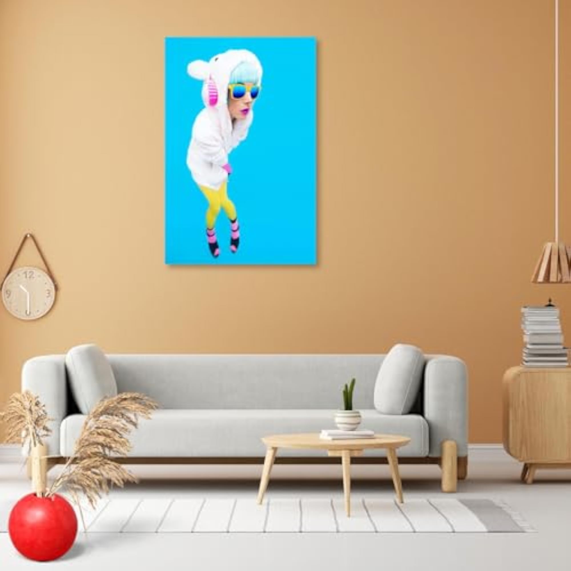 Teddy Bear Girl Wall Sticker