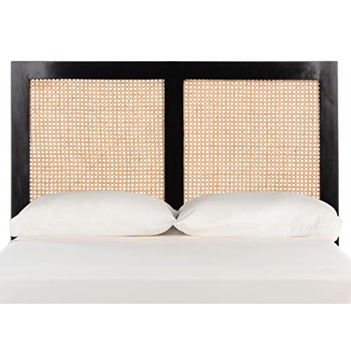 Safavieh Home Collection Vienna Cane Full Headboard Platform, Black/Natural #TOP1