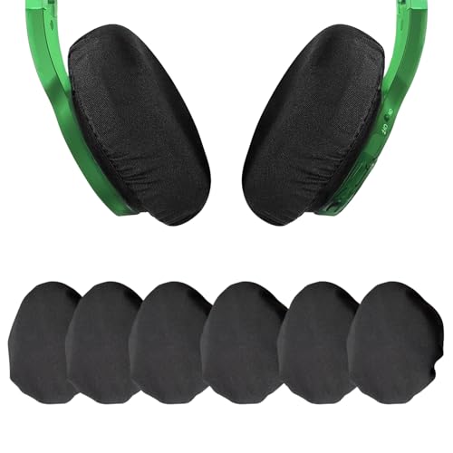 KEGOBA Headphone Ear Pads Covers 3 Pairs Washable Stretchable Fabric Headphone Covers for Over The Ear Headphones Fit 3.54 - 4.33 Ear Pads Gym Training Aviation Gaming