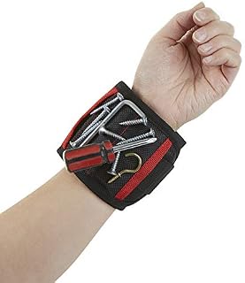 Magnetic Wristband for Holding Tools  15 Mini Powerful Magnets Incorporated in a Quality Wristband to Hold Screws, Bolts, Other Small Tools  Ideal Gift  Durable & Water-Resistant